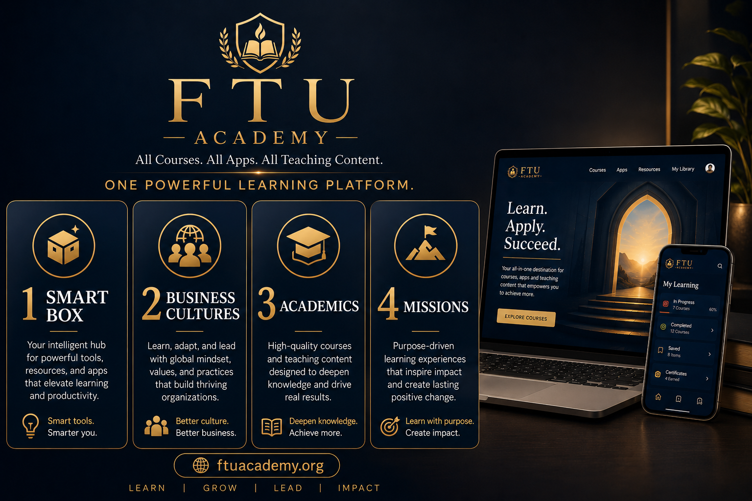 FTU Academy — All Courses. All Apps. All Teaching Content. One Powerful Learning Platform.